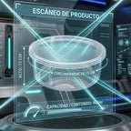 Contenedor Redondo Con Tapa De 900 Ml