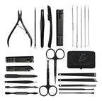 Kit De Cortauñas Profesional 24 En 1 Con Set De Agujas Para