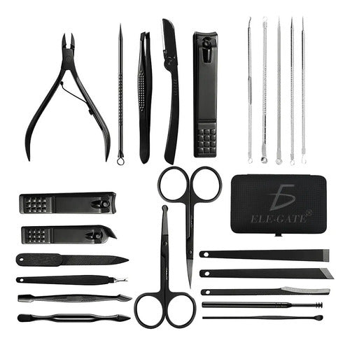 Kit De Cortauñas Profesional 24 En 1 Con Set De Agujas Para