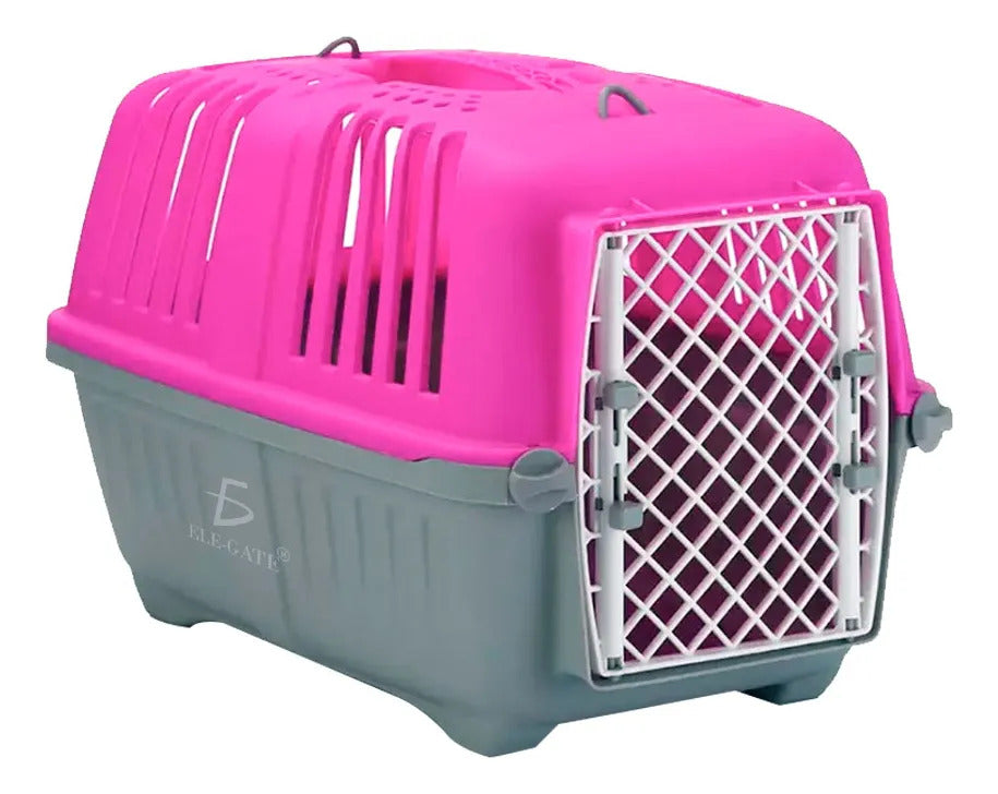 Caja Transportadora Para Mascotas Perro Y Gato 46x27x29 Cm