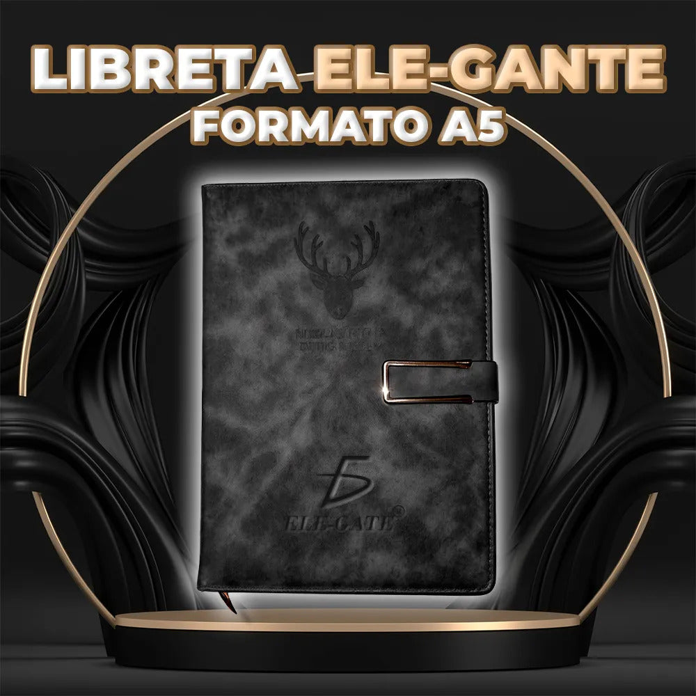 Libreta Elegante Con Portada Acolchonada Y Cierre Magnético