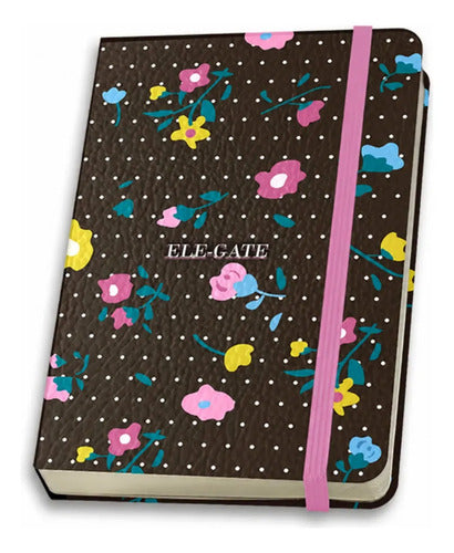 Cuaderno Con Flores Estilo Coquete Con 75 Hojas Rayadas