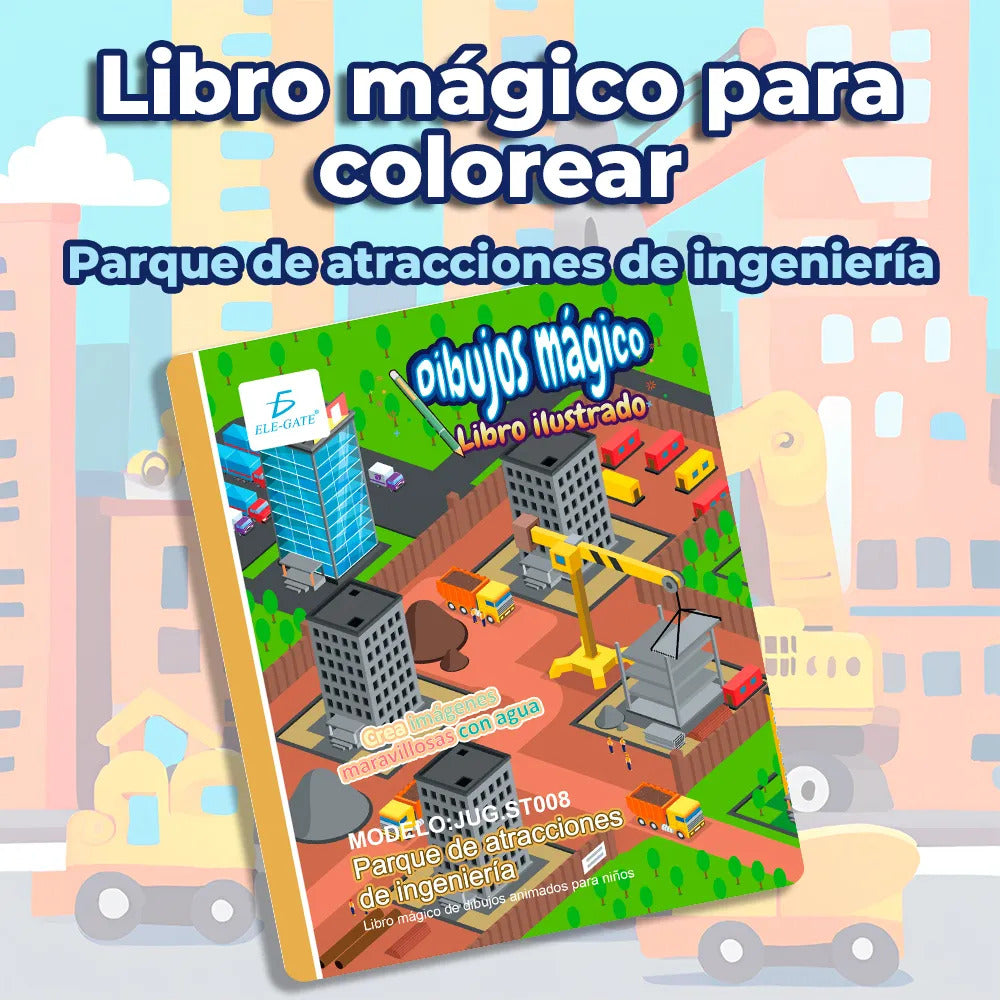 Libro Infantil Mágico Para Colorear Educativo