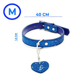 Collar Bling Para Mascotas Con Colgante En Forma De Corazón