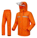 Impermeable De 2 Piezas Con Visera Color Fosforescente