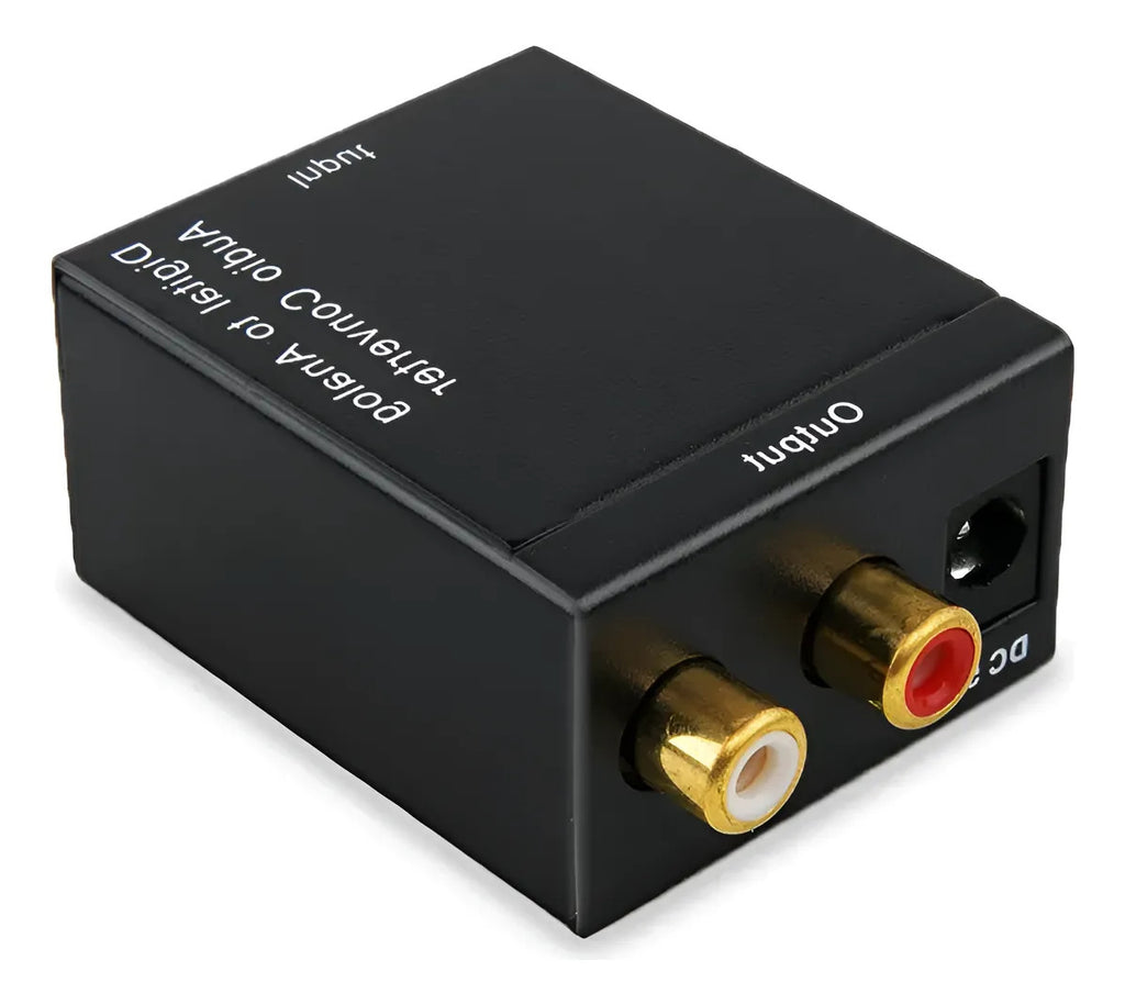Convertidor de audio digital a análogo óptico RCA compuesto