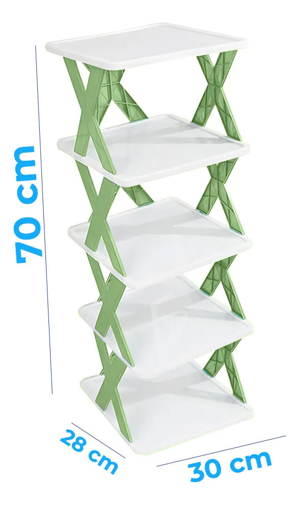 Zapatera Organizador Plegable Con 4 Niveles