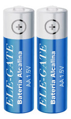 Paquete De 2 Pila Alcalinas Sin Mercurio Aa De 1.5v 2300 Mah