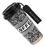 Termo Hermético Floral 500 Ml Para Bebidas Frías O Calientes
