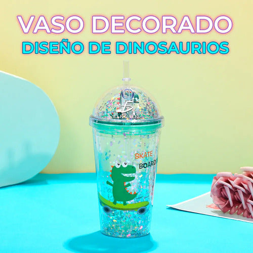 Botella Reutilizable De Dinosaurio Para Niños Botella De