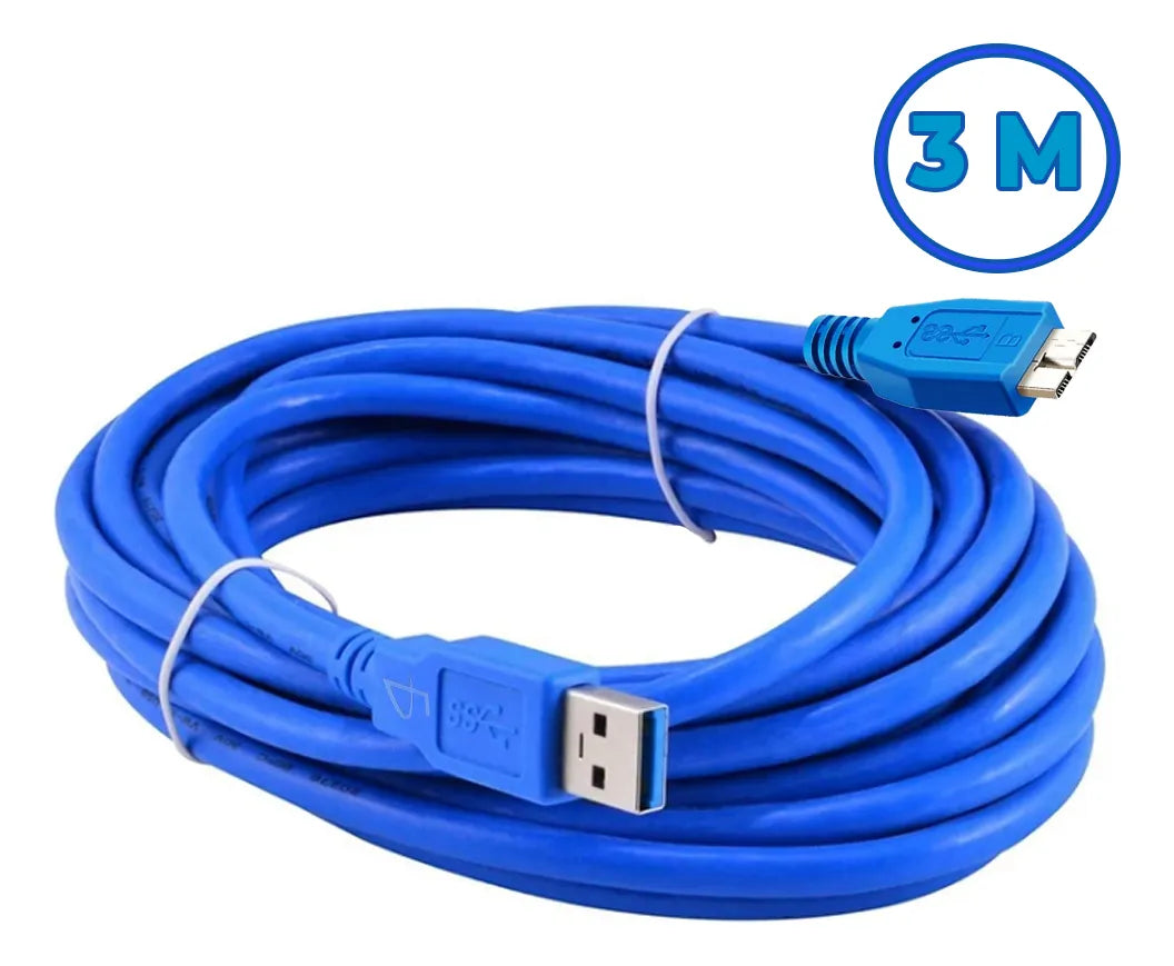 Cable Usb 3.0 Disco Duro Externo 3 Metro