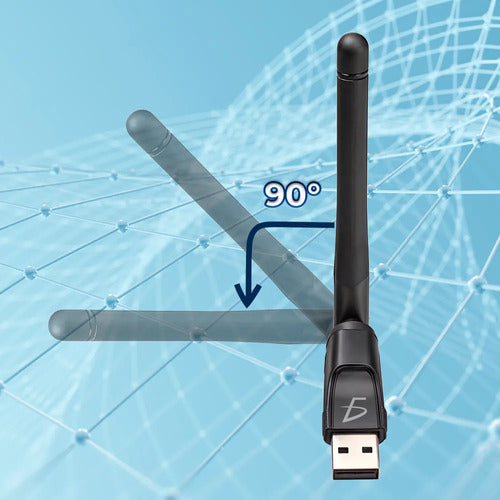 Antena Usb Wireless Con Repetidor De Internet 150 Mbps