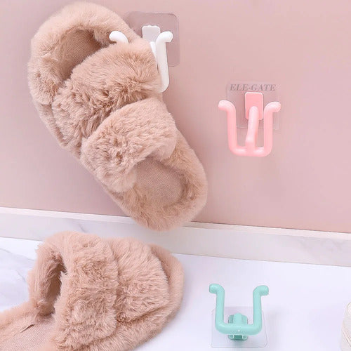 Estante De Pared De Plástico Multifunción Ahorra Espacio Y