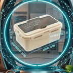 Contenedor Hermético De Plástico 1.4 L Con Cubiertos