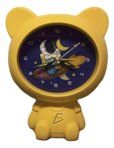Reloj Despertador Astronauta De Vinilo