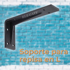 Soportes De Estante De Acero 24 X 14 X 5 Cm Set De 2