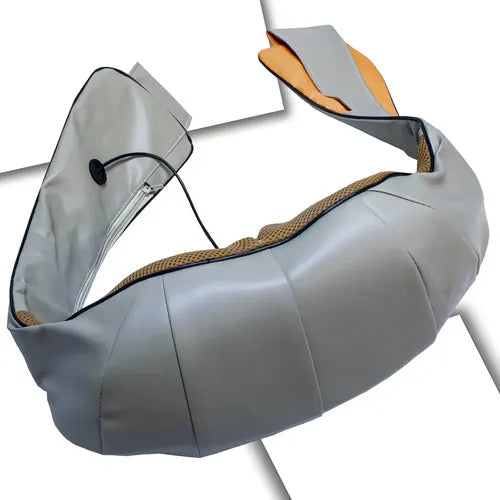 Masajeador Cuello Espalda Hombro Relajante Golpeteo Cervical Beige