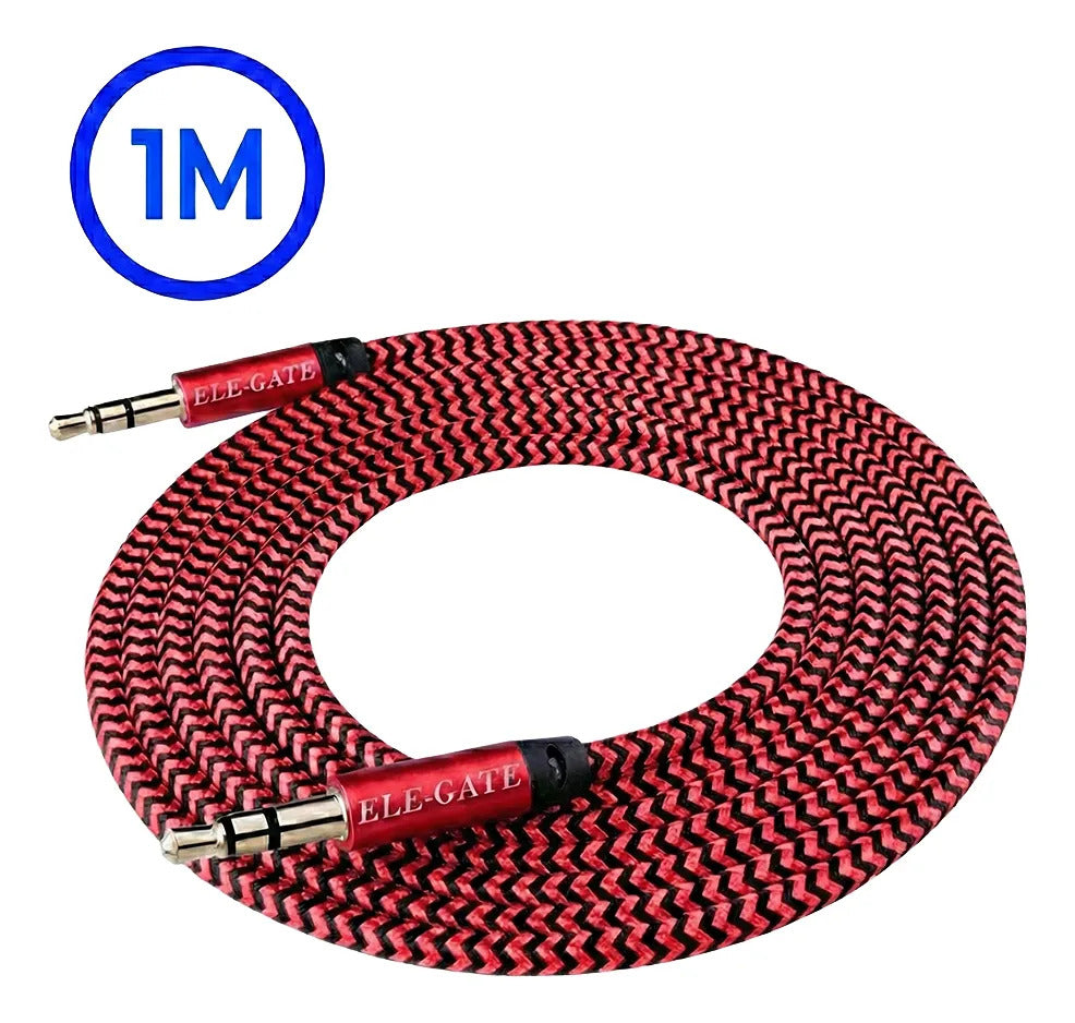 Cable de audio 3.5mm a 3.5mm de 1 metro conector estéreo