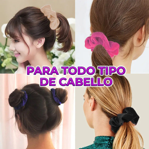 Scrunchie De Terciopelo Para Mujer