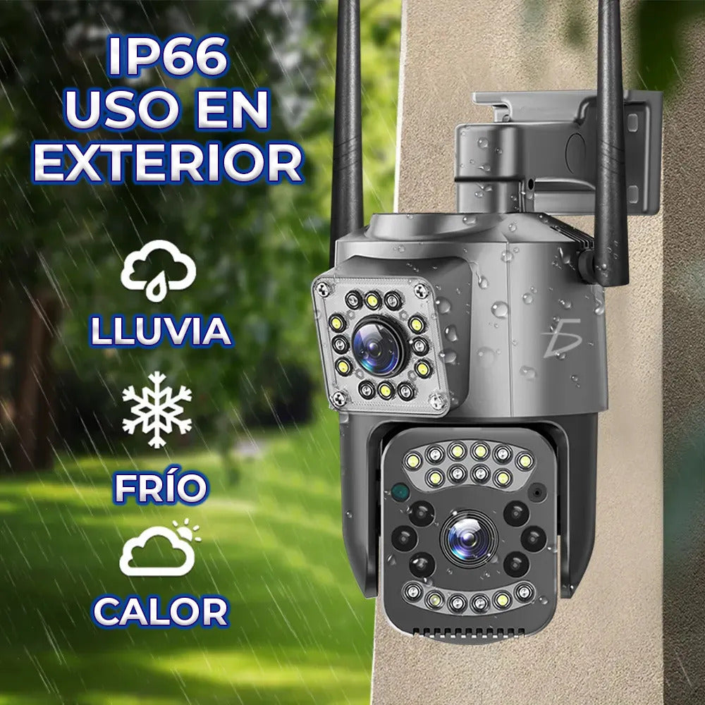 Cámara De Seguridad Ip66 Impermeable De 4 Megapíxeles Con