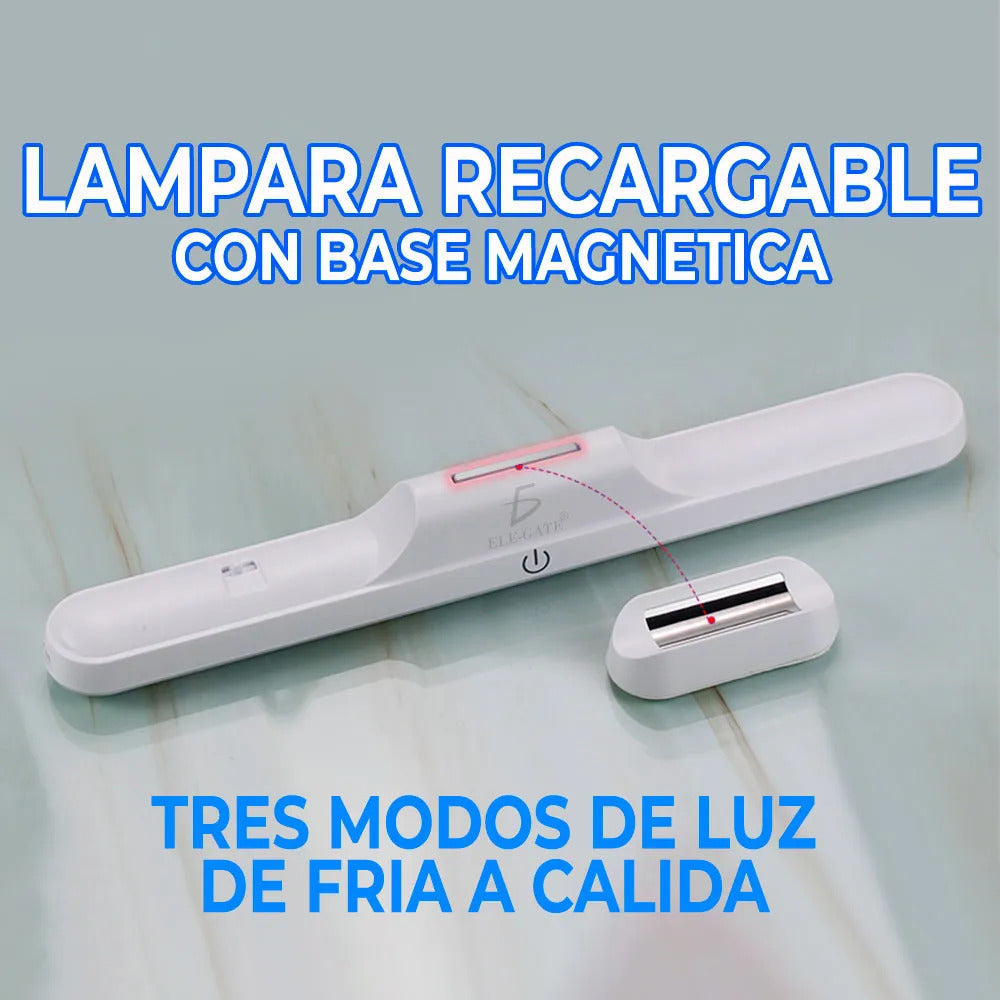 Lampara Recargable Con Base Magnética