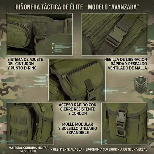 Bolsa Piernera Táctica Militar 700d Mochila De Pierna Para