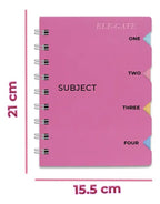 Libreta Rayada A5 Con 80 Hojas Portada Plastificada Y 4 Azul