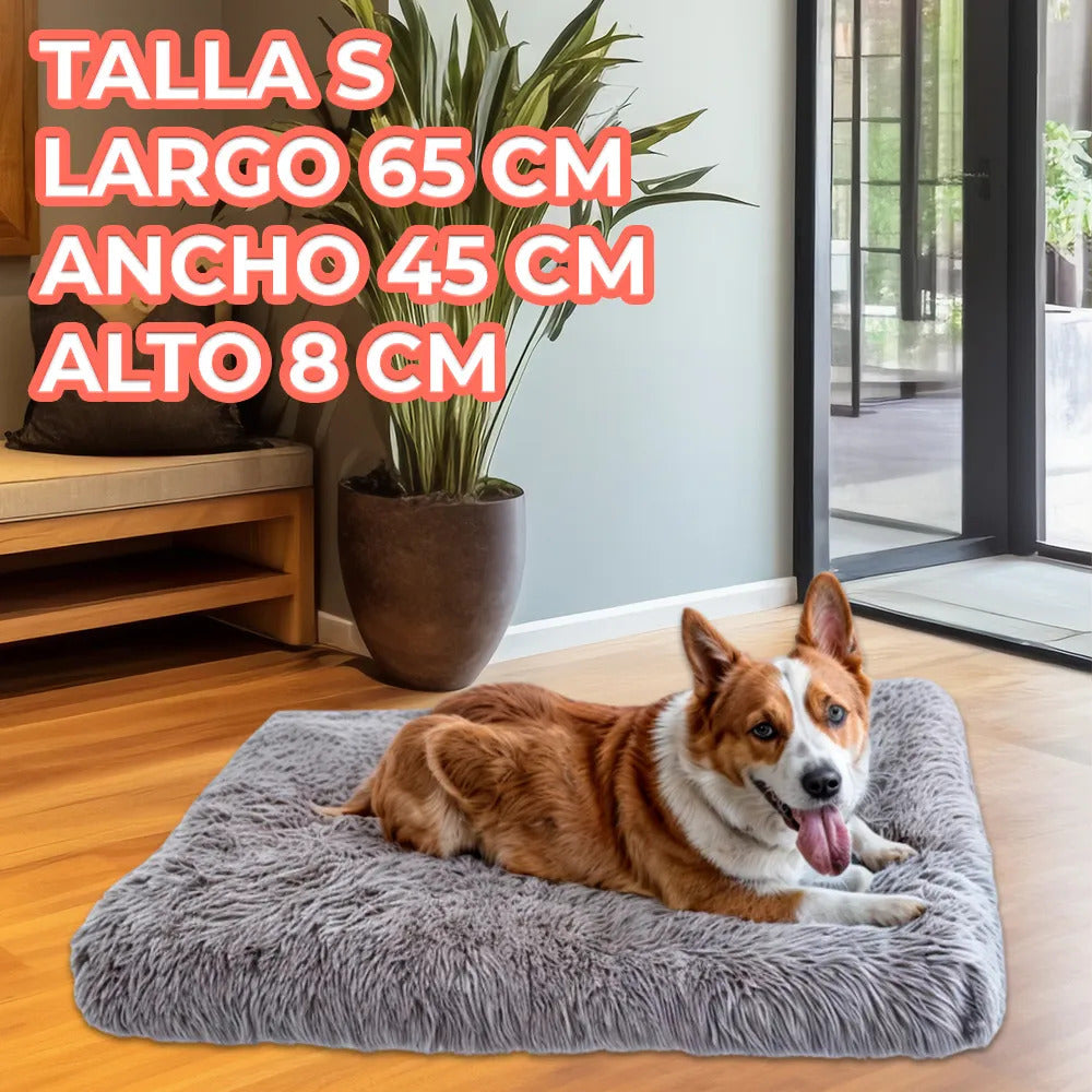 Cama Tipo Tapete Para Perro Con Forro Super Suave Y Con