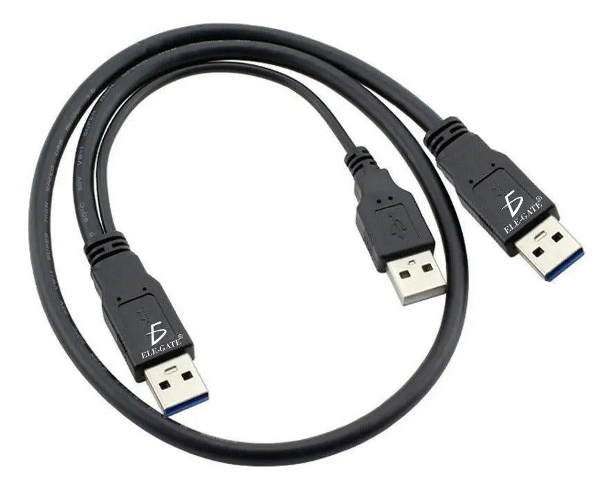 Cable Usb 2.0 Para Disco Duro 42 Cm Largo Macho A Macho