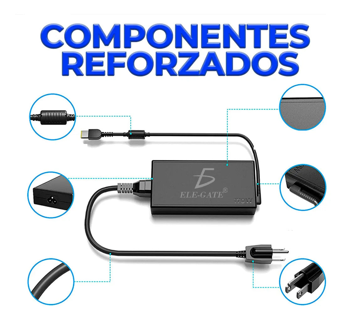 Cargador Compatible Laptop Para Lenovo 300w Punta Usb