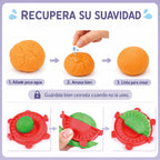 Set De Plastilina Infantil Con Moldes Y Vaporera De Juguete