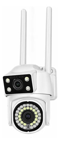 Cámara De Seguridad Exterior Wifi 4mp 360 Ptz