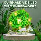 Guirnalda De Luz Led Cálida Con 10 Brazos Con Cable Usb Blanco
