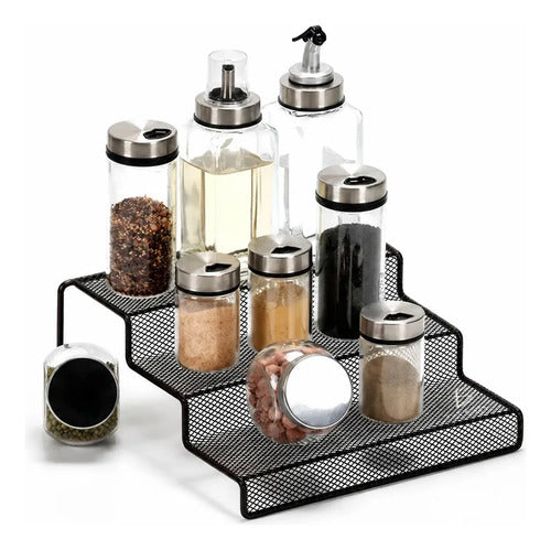 Especiero Organizador De Cocina Ele-gate Malla Metálica
