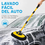 Cepillo Multiusos De Mango Largo 102 Cm Con Cabezal De Amarillo