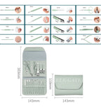 Set De Cortaúñas Profesional Para Manicura Y Pedicura