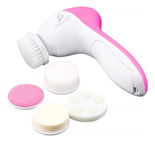 Limpiador Facial Eléctrico 5 En 1 Con Cabezales