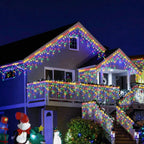 Cascada de luz LED 10m RGB impermeable para exterior