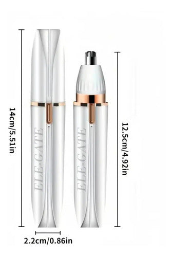 Depiladora Facial Recargable 4 En 1