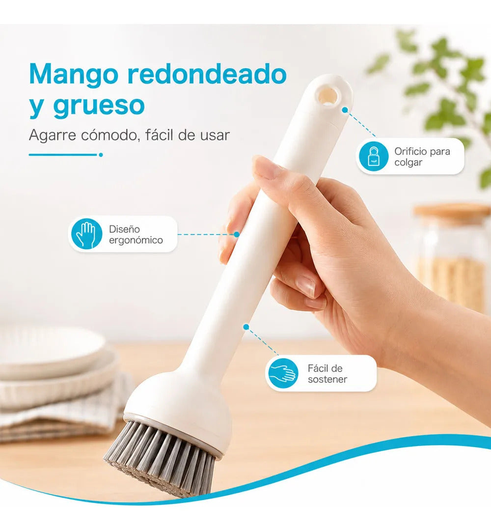Cepillo De Cocina Ajustable 180 Con 6 Posiciones Para Ollas