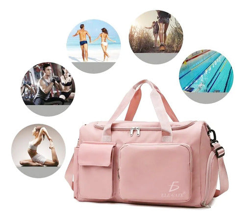 Bolsa De Viaje Con Espacio Para Calzado Y Bolsa Contra Negro