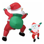 Santa Claus Inflable Con Luz Led Y Ventilador Usb