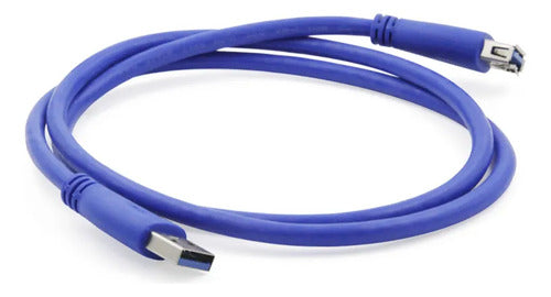 Cable Extensión Usb 3.0 Macho A Hembra 1 Metros High Speed