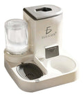Dispensador automático de agua y croquetas para mascotas 1L gris