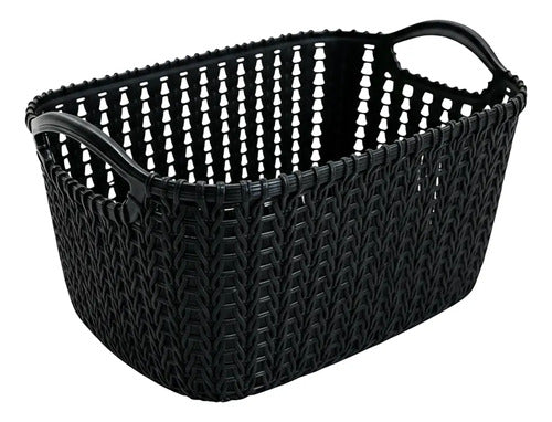 Cesta De Plástico Multisusos Pp5 Diseño Tipo Punto De