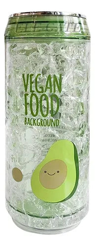 Vaso Térmico Con Diseño Divertido De Aguacate - Capacidad