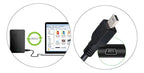 Cable Mini Usb V3 A Usb Transferir Datos 3metros