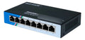 Switch ethernet con gabinete metálico con 8 puertos gigabit