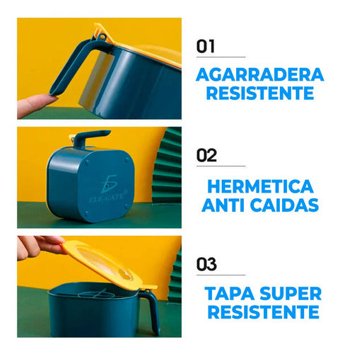 Especiero Cocina Hermetico Con 4 Cucharas
