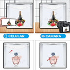 Caja De Estudio Fotográfico Con Luz Led Regulable